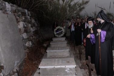 Commemoration of the Armenian Genocide. Official delegation led by Primate of Lebanon Archbishop Kegham Khatcherian (2013)